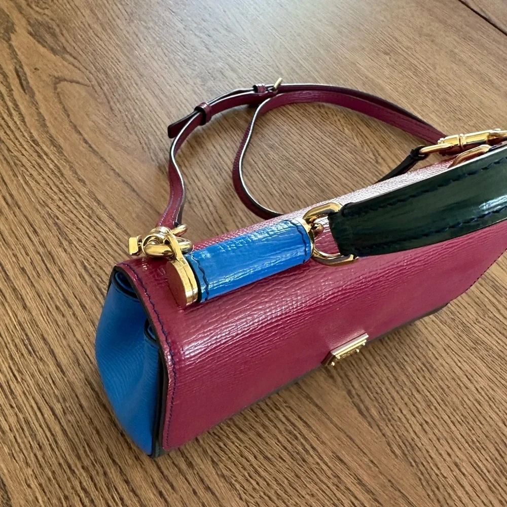 DOLCE&GABBANA, Sicily, leather crossbody bag,
Multicolour, Leather - Picture 5 of 13